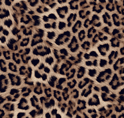 FS1132 Leopard Wave Velvet Stretch Knit Fabric