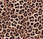 FS1132 Leopard Wave Velvet Stretch Knit Fabric