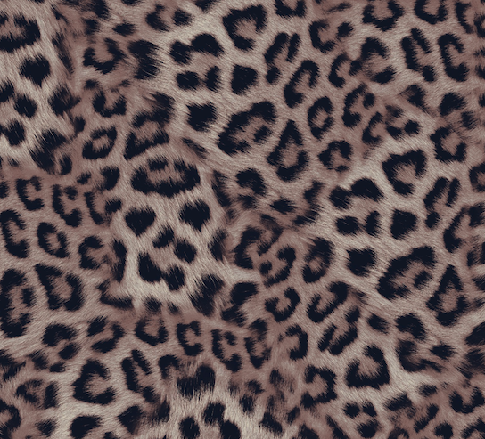 FS1132 Leopard Wave Velvet Stretch Knit Fabric