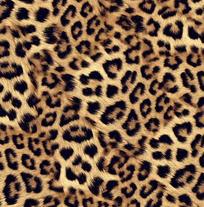 FS1132 Leopard Wave Velvet Stretch Knit Fabric