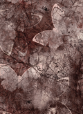 Vintage Grunge Butterfly Fabric