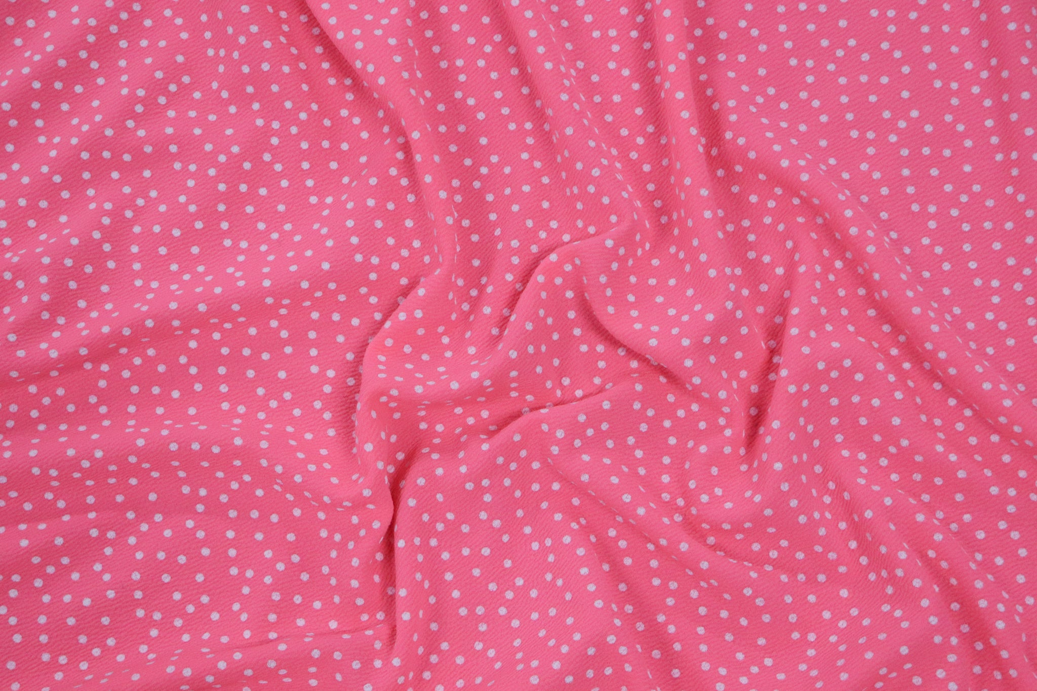 Polka Dots Liverpool Fabric Stretch Lightweight Material