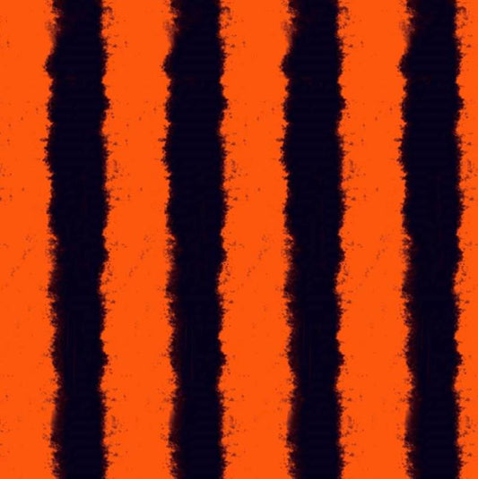 FS1272 Halloween Stripe Scuba Stretch Knit Stretch Fabric