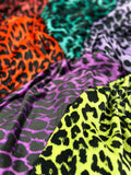 FS005 Leopard Print Scuba, Spun Polyester & Velvet Fabric | Fabric | Animal, Brown, Dark, drape, Fabric, fashion fabric, Gold, Green, Grey, Leopard, making, New, Pink, Purple, Red, Scuba, sewing, spandex, spun polyester, Spun Polyester Elastane, Stretch, Stretchy, Valentino, Velvet | Fabric Styles
