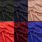 FS554 Thin Bubble Crepe | Fabric | Beach, Beachwear, Black, Blouse, Blue, Bubble, Bubble Crepe, Cover up, Crepe, drape, Dress making, Fabric, fashion fabric, FS554, Navy, New, Plain, Red, Royal, SALE, sewing, Texture, textured, Thin, Wine, Woven | Fabric Styles