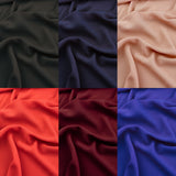 FS554 Thin Bubble Crepe | Fabric | Beach, Beachwear, Black, Blouse, Blue, Bubble, Bubble Crepe, Cover up, Crepe, drape, Dress making, Fabric, fashion fabric, FS554, Navy, New, Plain, Red, Royal, SALE, sewing, Texture, textured, Thin, Wine, Woven | Fabric Styles