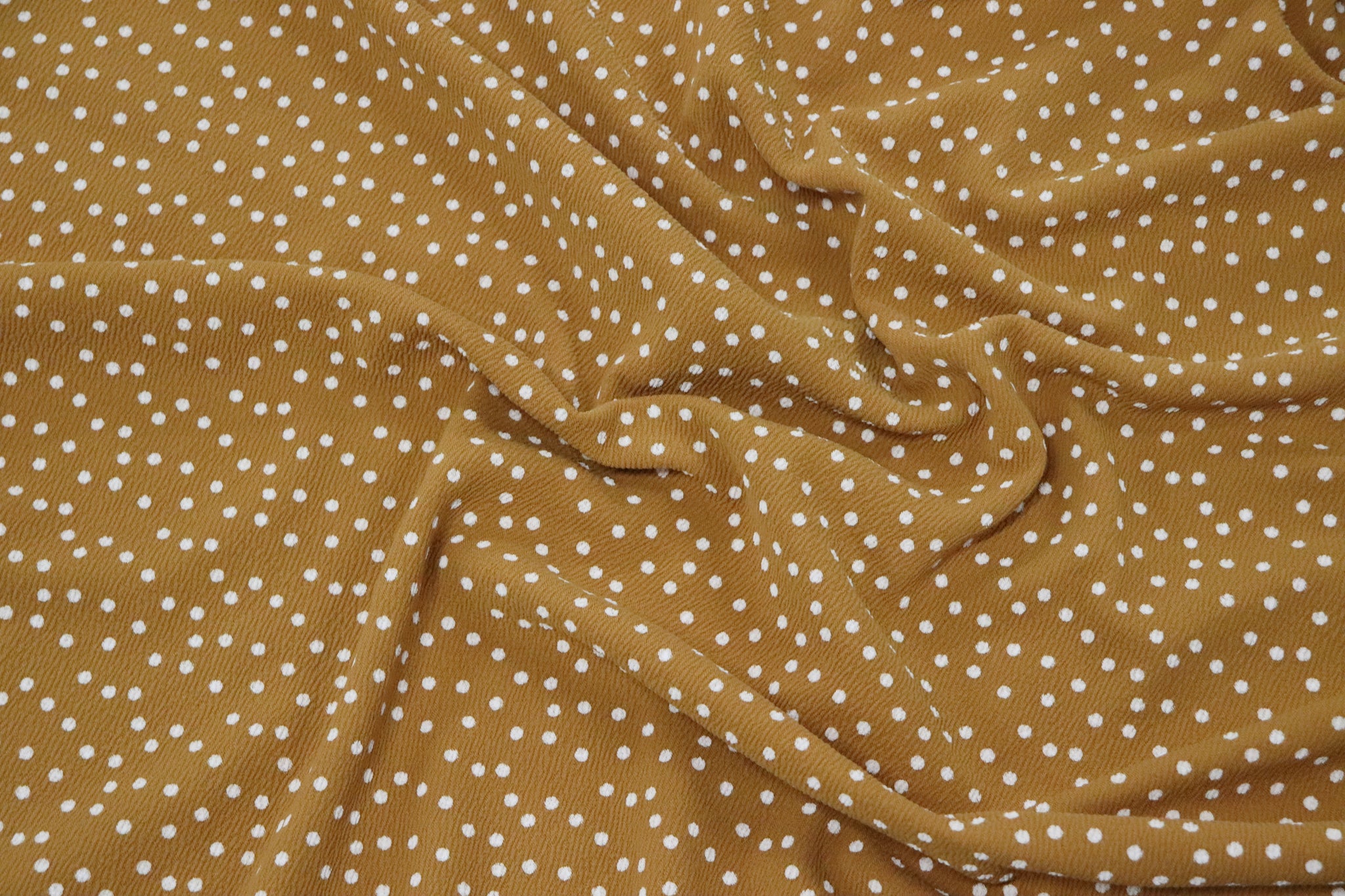 Polka Dots Liverpool Fabric Stretch Lightweight Material