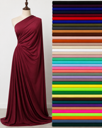 Soft Touch Slinky Dress Fabric – All Way Stretch Polyester Jersey Material – 190gsm