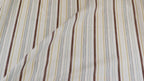 Natural Oat Stripe Linen Fabric