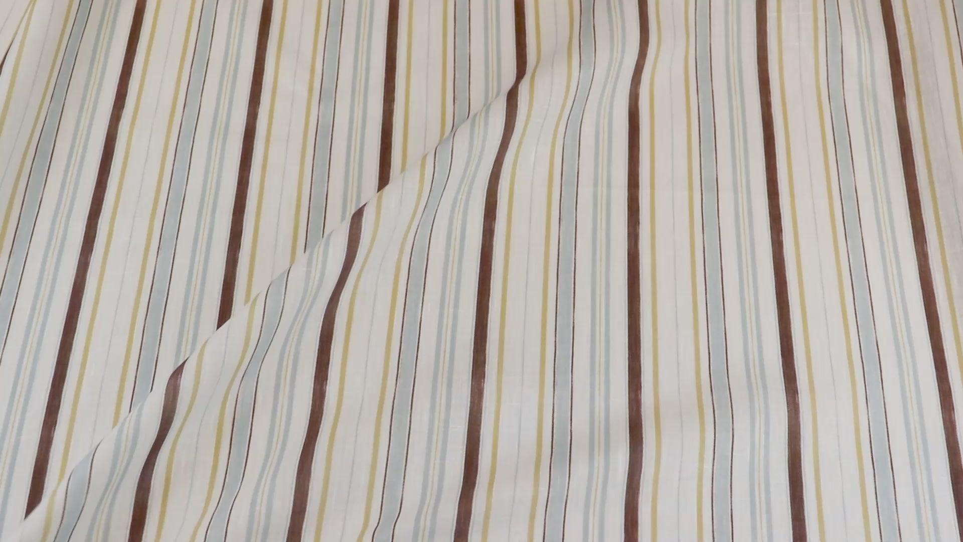 Natural Oat Stripe Linen Fabric