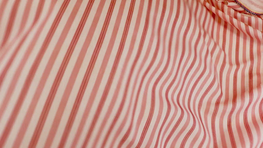 Sorbet Stripe Linen Fabric