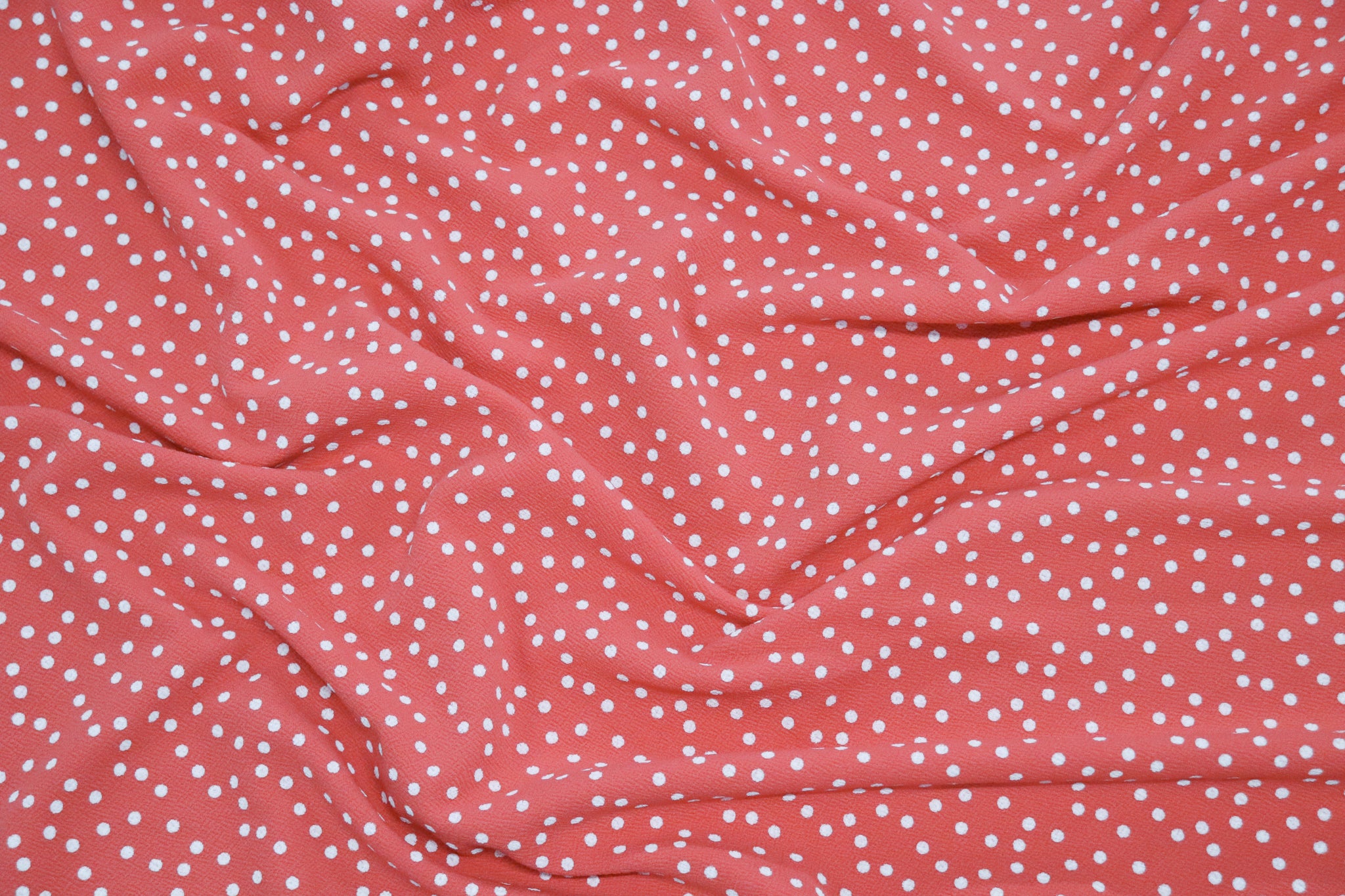Polka Dots Liverpool Fabric Stretch Lightweight Material