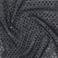 FS585_1 Black Poly Jersey 3MM Sequins | Fabric | Black, Clubwear, drape, elastane, Fabric, fashion fabric, Foil, jersey, making, Nylon, Pink, Poly Jersey, Polyester, purple, SALE, Sequins, sewing, Skirt, Stretchy | Fabric Styles