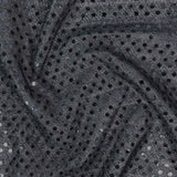 FS585_1 Black Poly Jersey 3MM Sequins | Fabric | Black, Clubwear, drape, elastane, Fabric, fashion fabric, Foil, jersey, making, Nylon, Pink, Poly Jersey, Polyester, purple, SALE, Sequins, sewing, Skirt, Stretchy | Fabric Styles