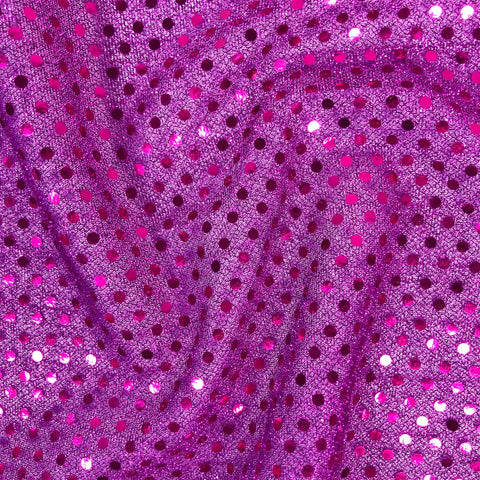 FS585_6 Poly Jersey 3MM Sequins | Fabric | Black, Clubwear, drape, elastane, Fabric, fashion fabric, Foil, jersey, limited, making, Nylon, Pink, Poly Jersey, Polyester, purple, SALE, Sequins, sewing, Skirt, Stretchy | Fabric Styles