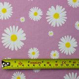 FS701 Daisy Flower | Fabric | Activewear, Blue, drape, Fabric, fashion, fashion fabric, Floral, Flower, Lilac, Neon, Pink, polyester, sale, sportswear, stretch, Stretchy, Swim, Swimming, Swimwear | Fabric Styles