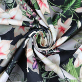 FS314 Lily Amaryllis Floral | Fabric | Amaryllis, Fabric, Floral, Flower, Flowers, Leaf, Leaves, Light, Lily, Oriental Lily, Pearl, Peony, Pink, Purple, Scuba, Summer, White | Fabric Styles