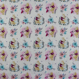 FS622_2 Winnie the Pooh | Fabric | blue, Brand, Branded, Cotton, Denim, drape, Fabric, fashion fabric, Light blue, making, Pooh, sewing, Skirt, Winnie, Winnie the Pooh, Woodland | Fabric Styles
