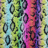 FS926 Rainbow Snake Skin Cotton | Fabric | Children, Cotton, drape, Fabric, fashion fabric, Kids, Kites, making, sewing, Skirt, Snake, Tie Dye | Fabric Styles