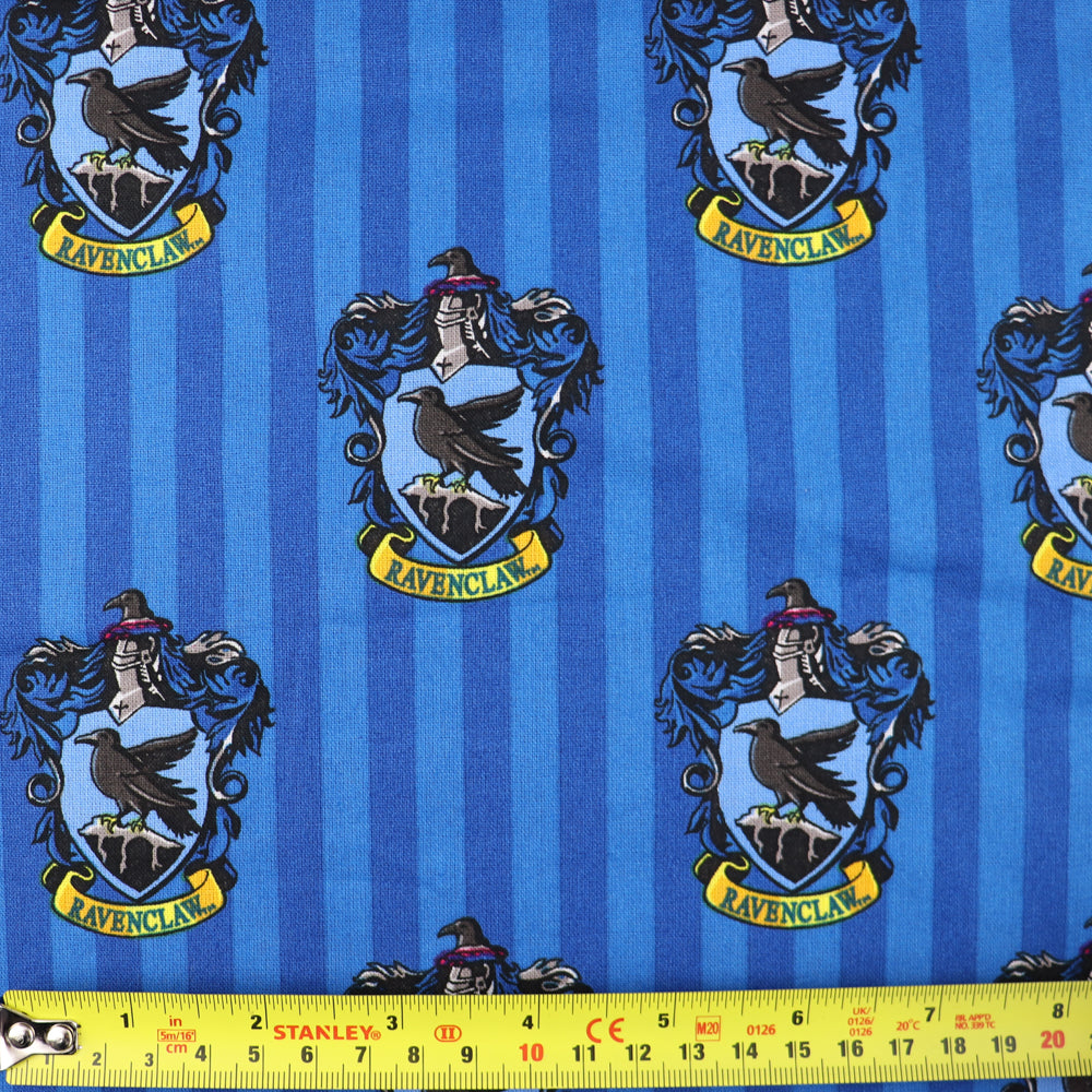 FS635_2 Harry Potter Ravenclaw | Fabric | Blue, Children, Cotton, Fabric, FS635, Harry Potter, Logo, Ravenclaw | Fabric Styles
