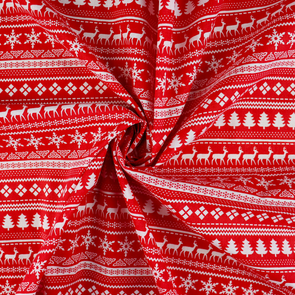 FS785 Christmas | Fabric | Christmas, Cotton, Fabric, polycotton, snowflake, snowflakes, Xmas | Fabric Styles