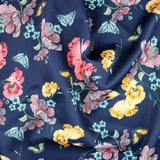 FS830 Black & Navy Floral | Fabric | fabric, Floral, jersey, sale, scuba, stretch | Fabric Styles
