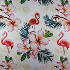 Tropical Flamingo Floral Print