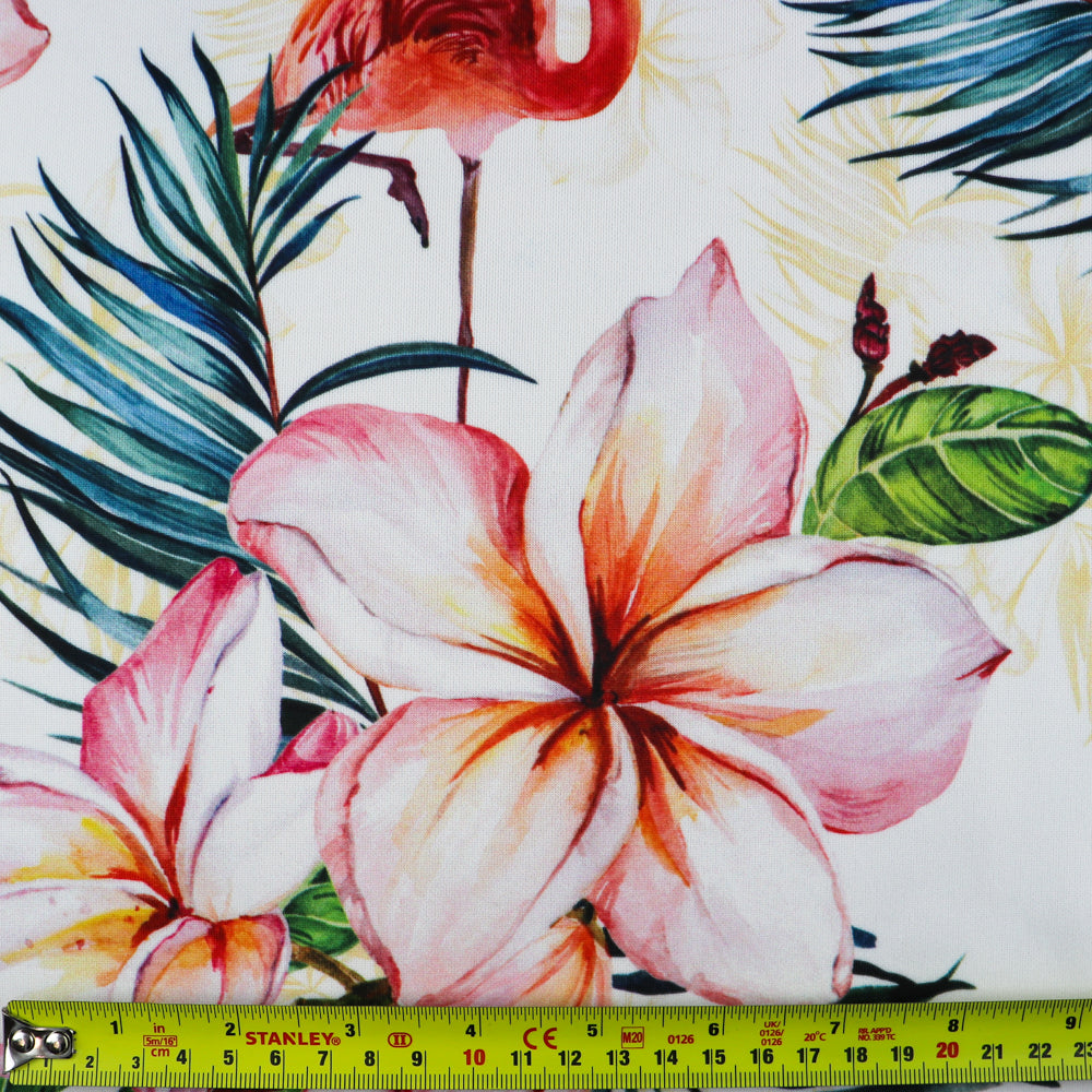 Tropical Flamingo Floral Print