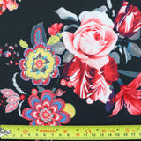 FS544 Floral | Fabric | drape, Fabric, fashion fabric, Floral, Flower, SALE, sewing, spun poly, Spun Polyester, Spun Polyester Elastane, Stretchy | Fabric Styles