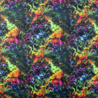 FS1017 Rainbow Storm Cotton Fabric Black | Fabric | children, Cotton, drape, Fabric, fashion fabric, Kids, making, Rainbow, sewing, Skirt, Tie Dye | Fabric Styles