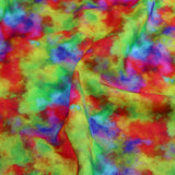 FS1020 Splash Tie Dye Cotton Fabric Rainbow | Fabric | children, Cotton, drape, Fabric, fashion fabric, Kids, Lightning, making, Rainbow, sewing, Skirt, Tie Dye | Fabric Styles