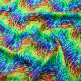 FS1022 Dragon Fur Cotton Fabric Rainbow | Fabric | animal, Blue flames, children, Cotton, dragon fur, drape, Fabric, fashion fabric, Flame, Fur, Kids, Lightning, making, Rainbow, sewing, Skirt, Tie Dye | Fabric Styles