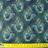 FS932 Merboys Scales Cotton Fabric Green | Fabric | Animal, Children, Cotton, drape, Fabric, fashion fabric, Glitter, Kids, making, Mermaid, Scales, sewing, Skirt, Snake, Tie Dye | Fabric Styles