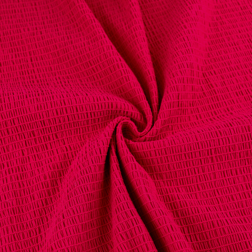 FS1154 Red Crinkle Fabric | Fabric | Crinkle, fabric, red, Swimwear | Fabric Styles