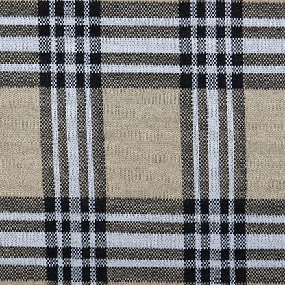 FS1097 Camel Tartan Jacquard Stretch Fabric | Fabric | Camel, Checks, Fabric, fashion fabric, Jacquard, jersey, sewing, Square, Squares, stretch, Tartan, White | Fabric Styles