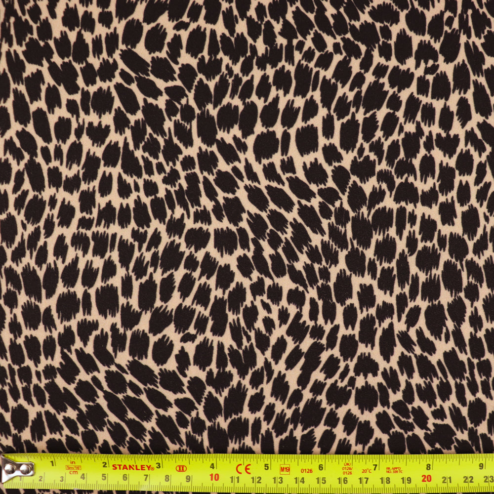 FS1116 Animal Scuba Crepe Fabric | Fabric | Animal, brown, camel, Fabric, Sale, Scuba, Stretchy | Fabric Styles