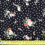 FS1118 Polka Dot Floral Jersey ITY Fabric | Fabric | Conversational, Fabric, Floral, Polka Dot, Sale | Fabric Styles