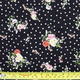 FS1118 Polka Dot Floral Jersey ITY Fabric | Fabric | Conversational, Fabric, Floral, Polka Dot, Sale | Fabric Styles