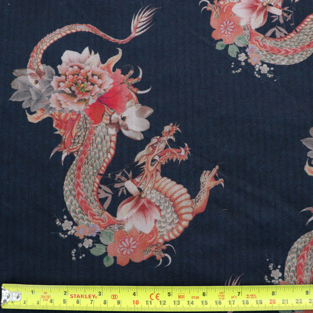 FS1117 Dragon Floral Powermesh Jersey Fabric | Fabric | Conversational, Dragon, Fabric, Powermesh, Sale | Fabric Styles