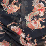 FS1117 Dragon Floral Powermesh Jersey Fabric | Fabric | Conversational, Dragon, Fabric, Powermesh, Sale | Fabric Styles