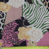 (27C) Abstract Animal Floral Powermesh Fabric | Fabric | Animal, Floral, Leopard, limited, Mesh, new, Powermesh, Sale, Zebra | Fabric Styles