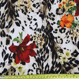 (22C) Floral Leopard ITY Fabric | Fabric | Fabric, Floral, ITY, Leopard, Limited, new, Sale | Fabric Styles