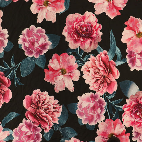 (40C) Pink Floral Fabric | Fabric | Fabric, floral, limited, new, Sale | Fabric Styles