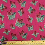 (31C) Strawberries Powermesh Fabric | Fabric | Fabric, fruit, limited, new, powermesh, Sale | Fabric Styles
