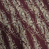 (34C) Wine Zebra Chain Fabric | Fabric | animal, Fabric, limited, new, Sale | Fabric Styles