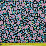 (53C) Pink Floral Spun Polyester (54") | Fabric | Fabric, floral, limited, new, pink, Sale, spun polyester | Fabric Styles