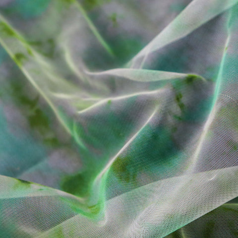 (43C) Green Tie Dye Powermesh | Fabric | Fabric, green, limited, new, powermesh, Sale, tie dye | Fabric Styles