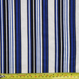 Navy Balanced Stripe (62C) | blue, Fabric, Liverpool, navy, New, stripe | Fabric Styles