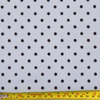 FS1177 Baby Blue Polka dots Print Scuba Stretch Knit Fabric | Fabric | blue, dots, drape, Fabric, fashion fabric, New, Polka Dots, Scuba | Fabric Styles