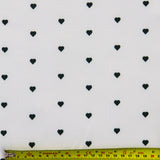 FSC114 Mini Love Hearts | fabric, heart, love hearts, new, scuba | Fabric Styles